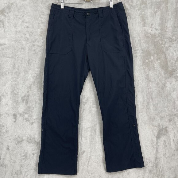 Patagonia Black Convertible Roll Up Straight Leg Hiking Pants - Picture 1 of 16